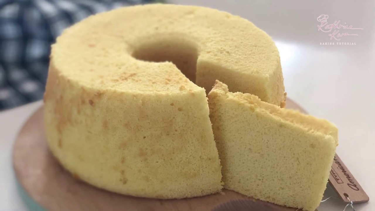 Pumpkin Chiffon Cake 南瓜戚风蛋糕