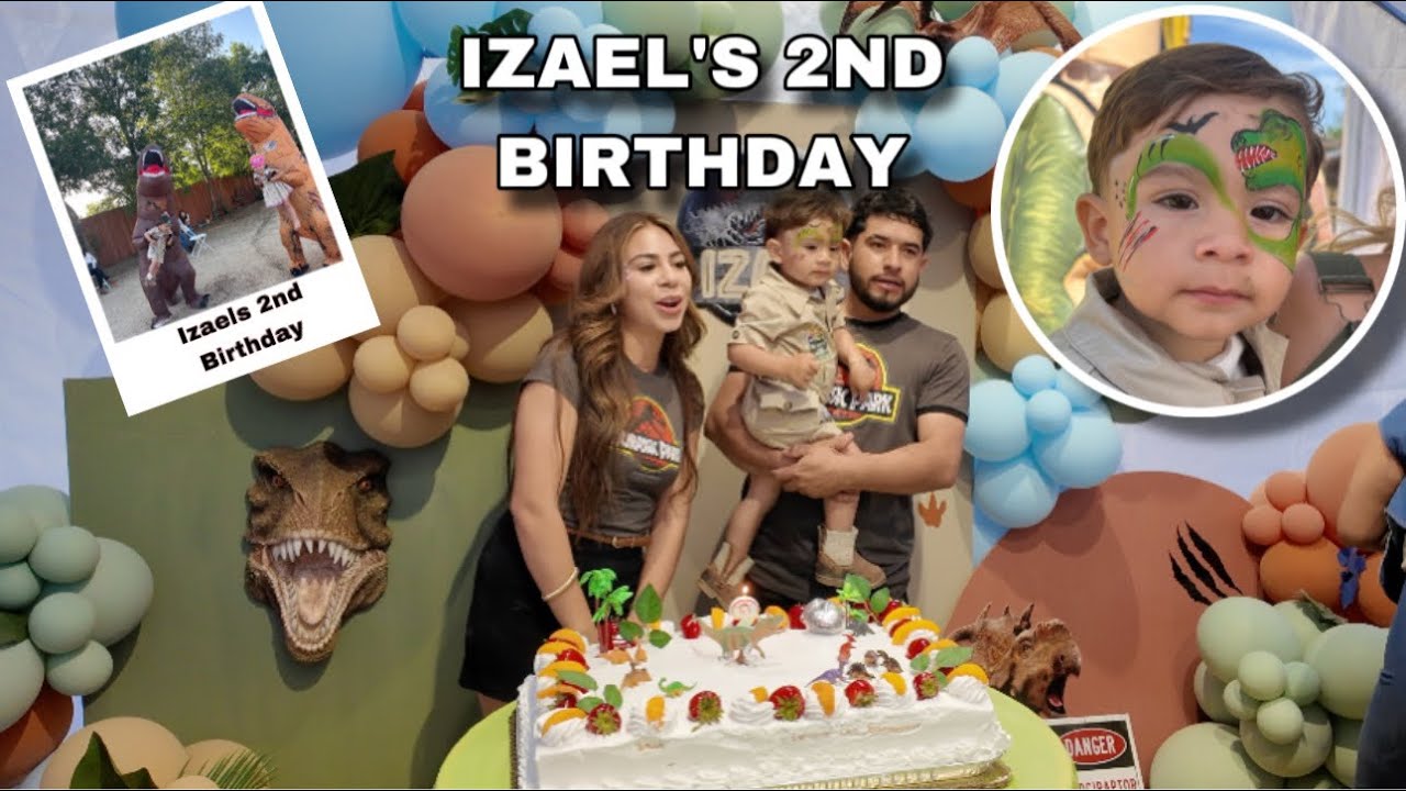 IZAEL’S 2ND BIRTHDAY PARTY! JURASSIC PARK THEME