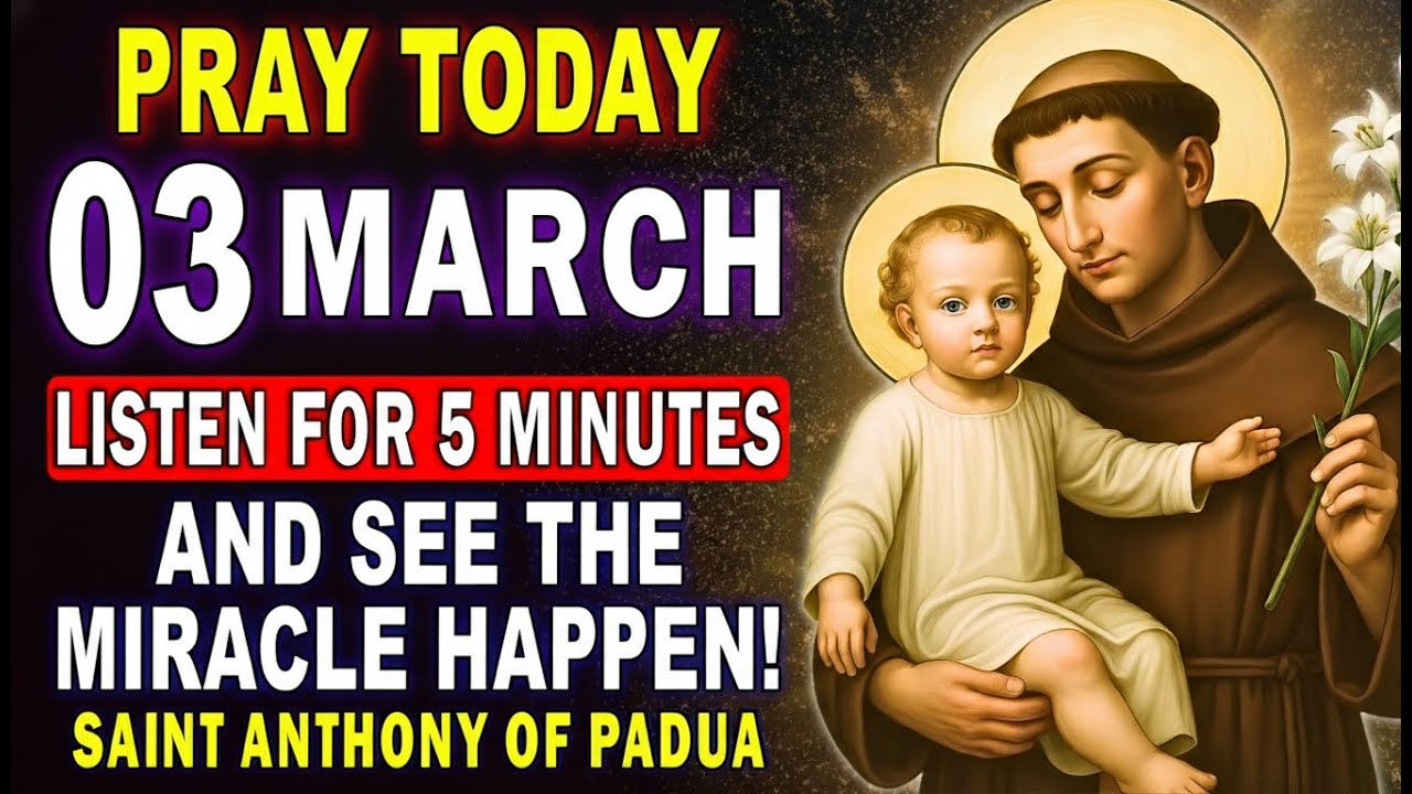💖PRAY THIS TO SAINT ANTHONY OF PADUA FOR AN IMMEDIATE FINANCIAL MIRACLE🙏