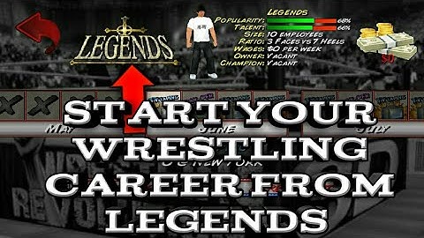 How to go to Legends roster || WR3D