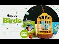 Toyzone.pk | Happy Singing Bird With Cage