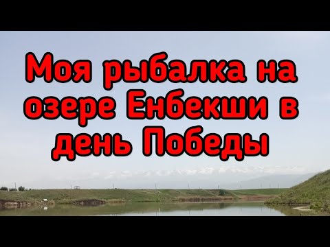 Видео: Рыбалка близ Алматы. Выезд на озеро Енбекши в день Победы 9 мая.