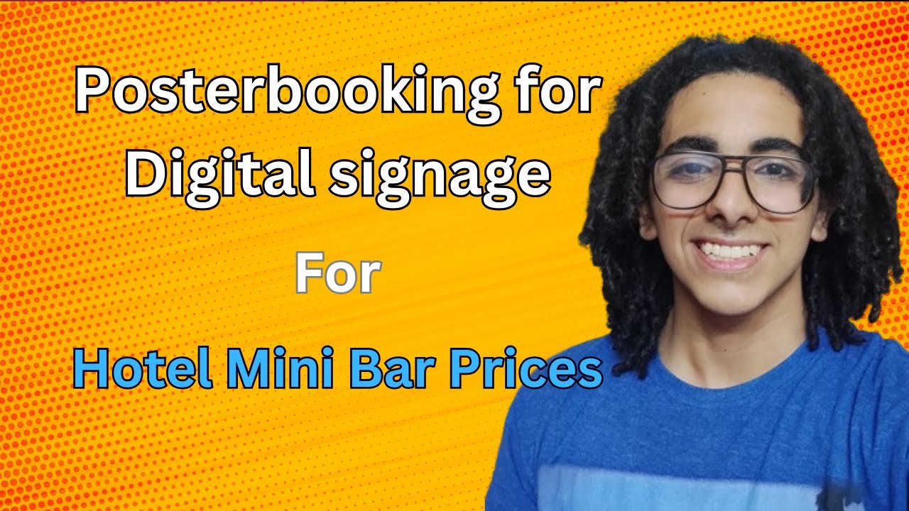 Displaying Hotel Mini Bar Prices Using Digital Signage with