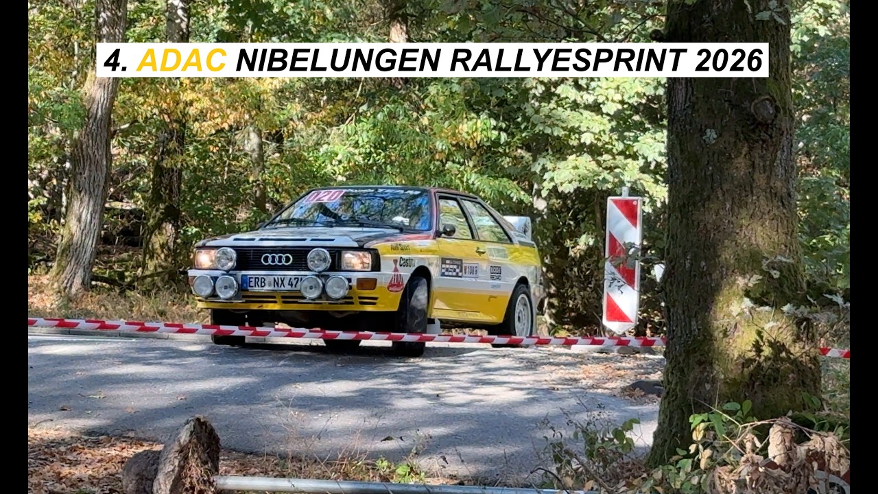 4. ADAC NIBELUNGEN RALLYE SPRINT 2026 / Drifts / Fails / Action