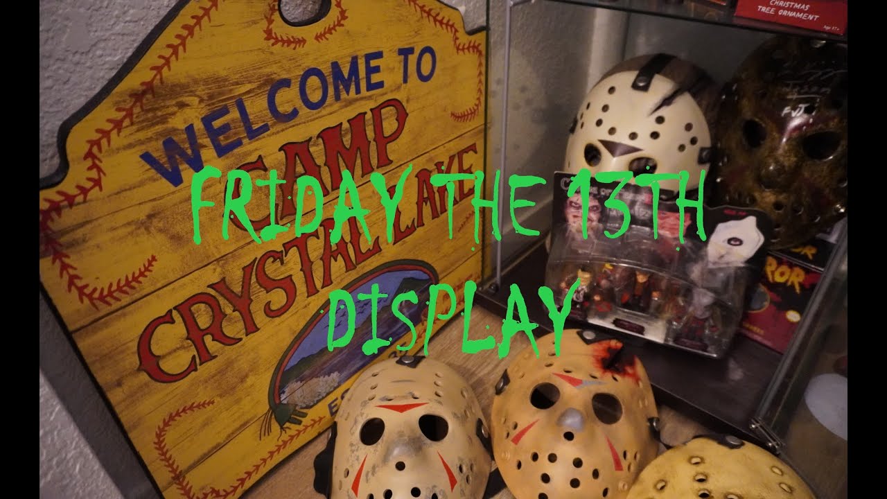 FRIDAY THE 13TH JASON VOORHEES ACTION FIGURES , TOYS , COLLECTIBLES ,  MASK , HORROR DISPLAY .