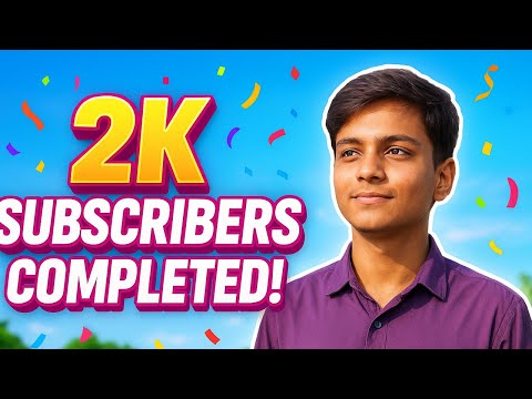 Finally 2K Family! ❤️ Thank You So Much 🎉🎊 Everyone