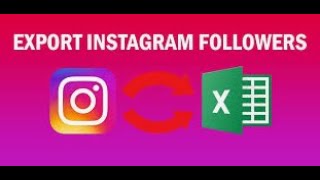 How to EXPORT your Instagram followers to an Excel list (2021) screenshot 4