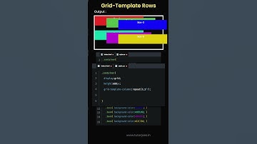 CSS Grid Template Rows| Tutor Joe