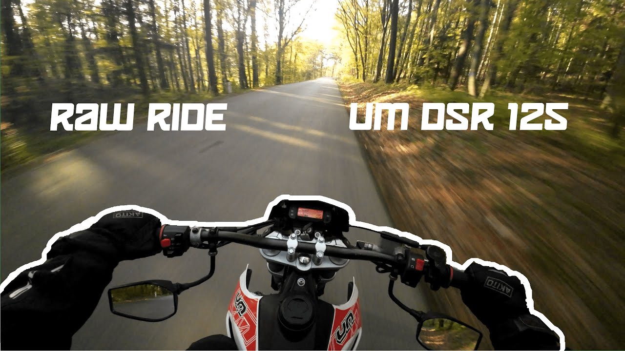 UM DSR 125 RAW || CHILL FOREST RIDE || DJI ACTION 2 || NO WIND NOISE