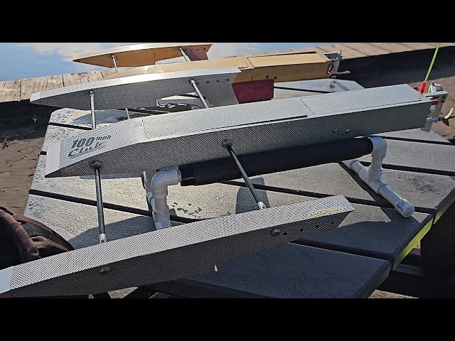 Carbon Fiber Scorpion Outrigger Rc Boat 6 & 8s - Tp Power, Castle