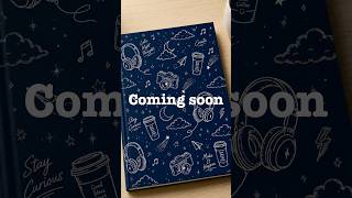 Midnight Dreamscape Notebook 🌙✨ | Aesthetic Stationery Design #shorts #ytshorts #shortsfeed