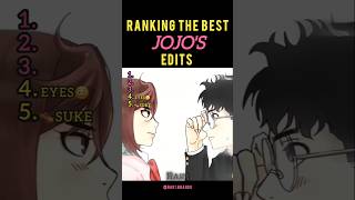 Ranking the BEST JoJo’s Edits 💖🔥 | Most Creative JJBA Edits! #Shorts