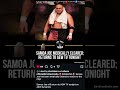 Samoa Joe returns tonight #samoajoe #aew #wrestling #aewdynamite #allelitewrestling #theopps