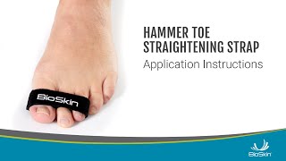 Hammer Toe Straightening Strap Application Instructions