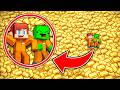 They Found Tons of Gold… JJ and Mikey Are Rich! - Minecraft (Maizen)