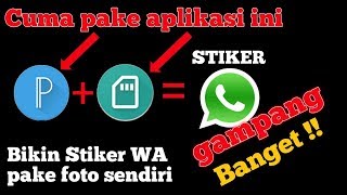 Cara Bikin Stiker WhatsApp Pake Foto sendiri !! Ngakak atau Kreatif screenshot 4