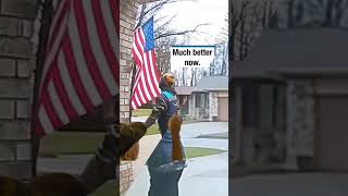 How you treat the AMERICAN FLAG #Respect #honor #America #USA #AmericanBadAss