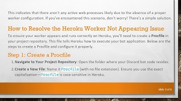How to Fix the Heroku Worker Not Appearing Issue for Your Discord Bot