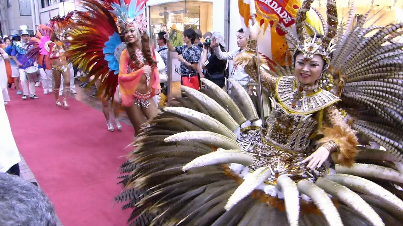 柳ヶ瀬サンバカーニバル 15 リベルダージ フェジョン プレット サポゲイロ サンバパレード 再編集 Youtube