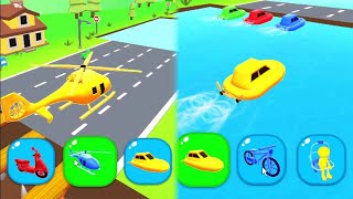 Shape Shifting All Levels Up Gameplay Walkthrough ASMR Android Gameplay screenshot 4