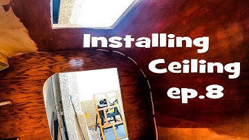 How To Build Teardrop Camper-Installing Ceiling Ep.8