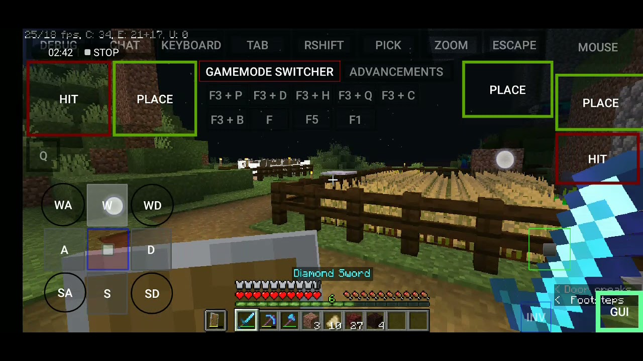 Pojavlauncher Survival (ep14) Trading with piglins for ender pearls