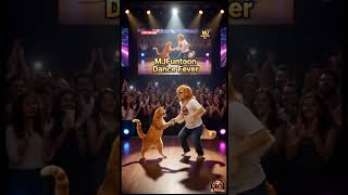 Monkey 🐒 &amp; Cat 🐱 Viral Dance 🔥#viralreels #monkey #cat #funnyvideo
