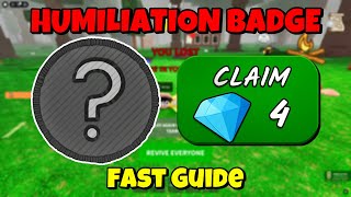 How to Get the Humiliation Badge in 99 Nights in the Forest