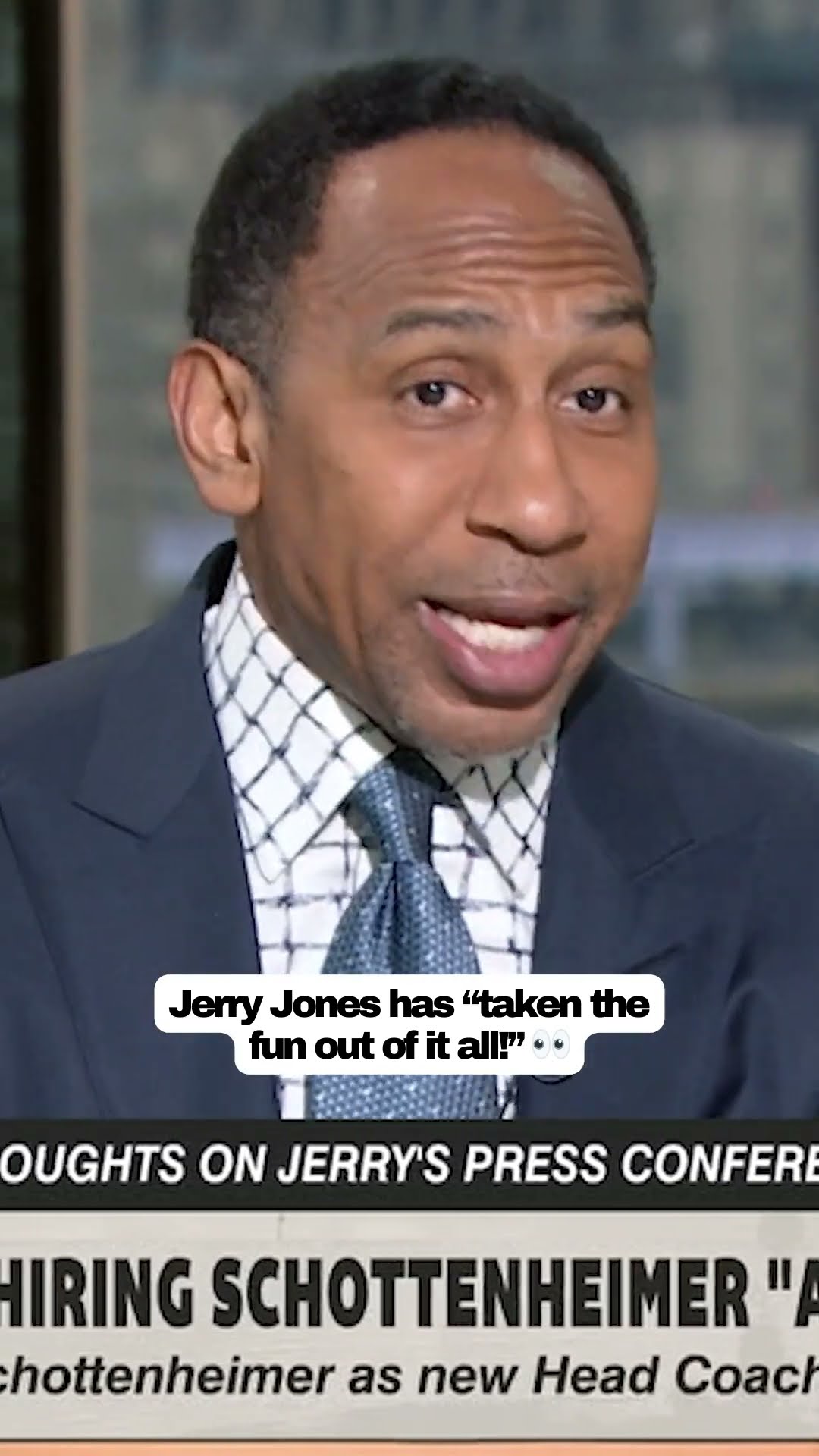 Stephen A. LOSES IT on Jerry Jones ?