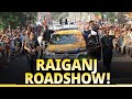 Raiganj gives a grand welcome to pm modi during roadshow  lok sabha elections 2024