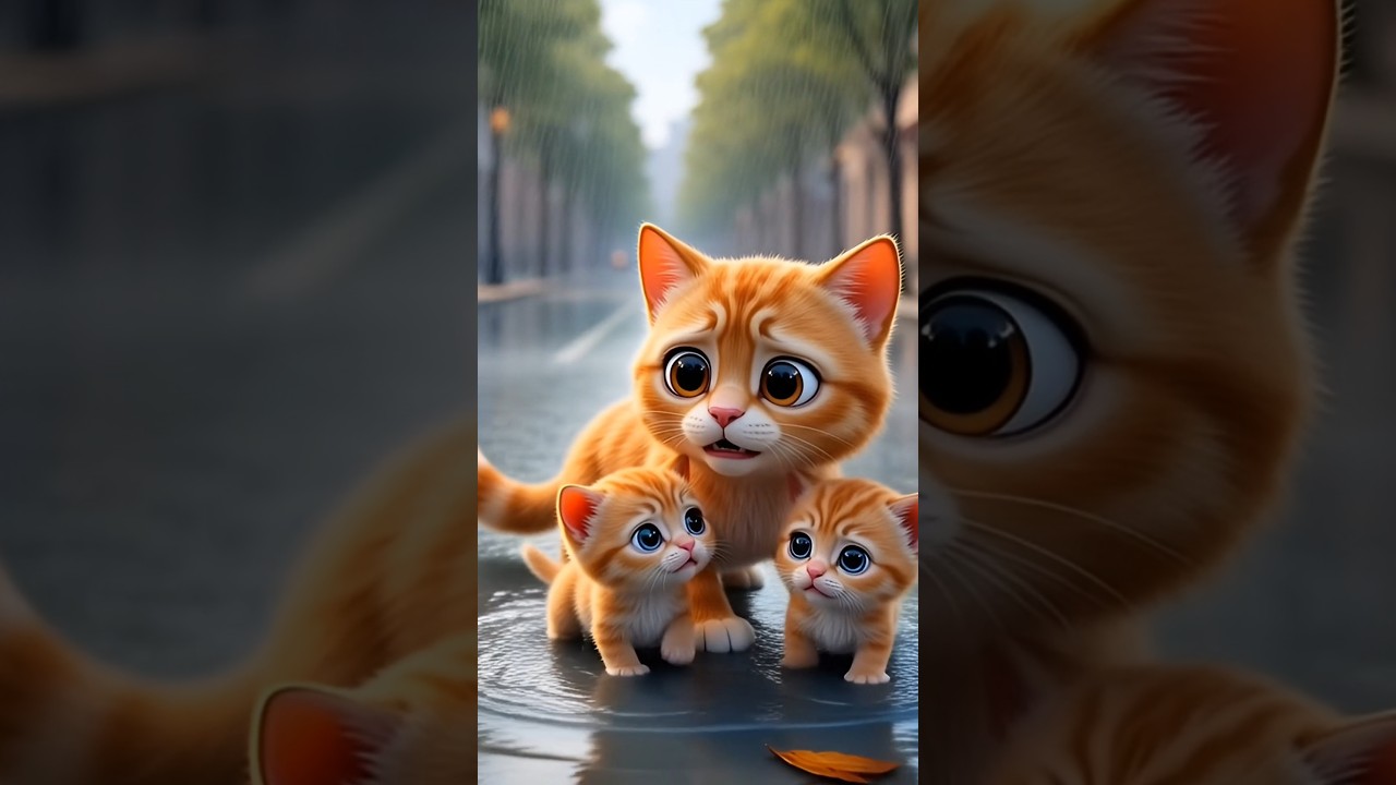 Hero Puppy Saves Mother Cat & Kittens | Emotional Animal Rescue Story 🐶🐱 