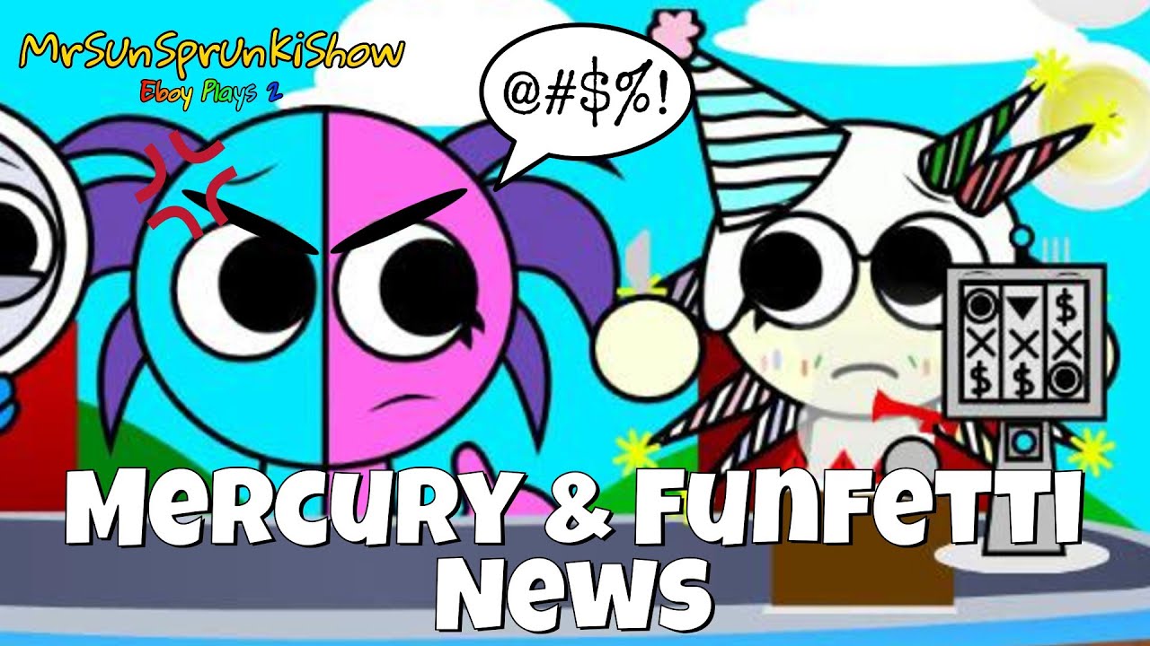 Talking Tom & Ben News but with Mercury & Funfetti [Sprunki: Talking Mercury & Funfetti News]