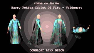 Cinema 4D/ 3DS Max | Harry Potter Voldemort Model Download