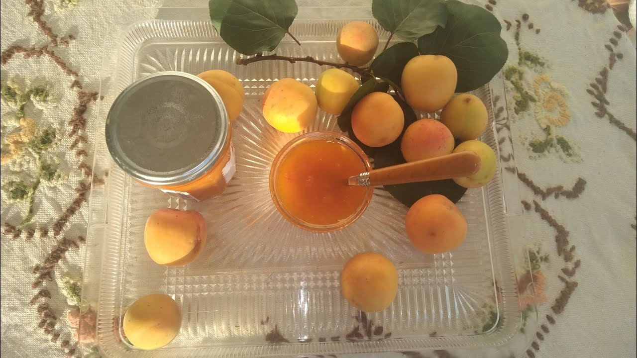 Recette de confiture d'abricot مربى مشمش منزلي - YouTube