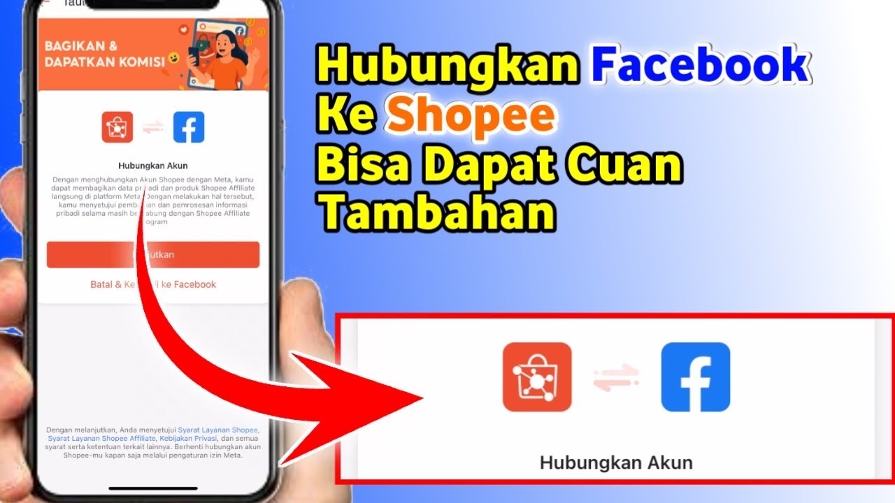 Cara Menyambungkan Komisi Afiliasi Facebook Ke Shopee Affiliate | Facebook Pro X Shopoee Affiliate
