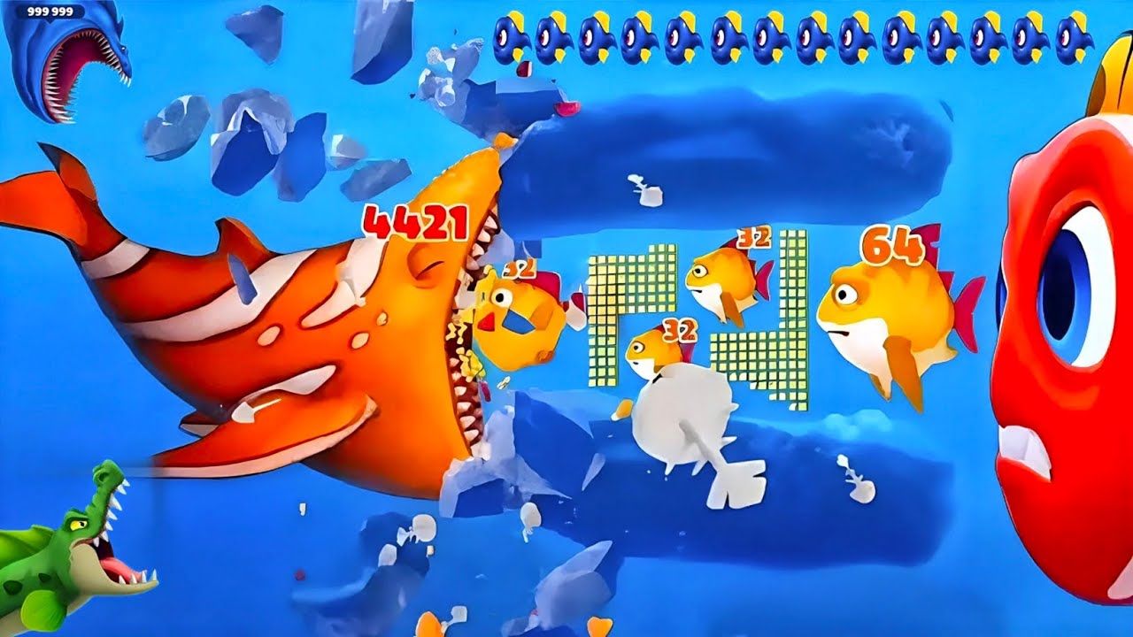 Fishdom 🐟 Monster Shark Extreme Attack 🔥 Fish Rescue from Monster Shark 🦈 Fishdom Ads Level 367