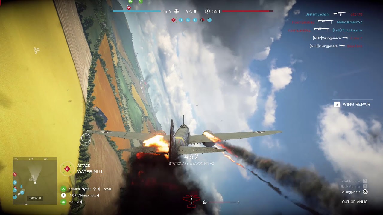 BFV bomber plane 1 Hp left