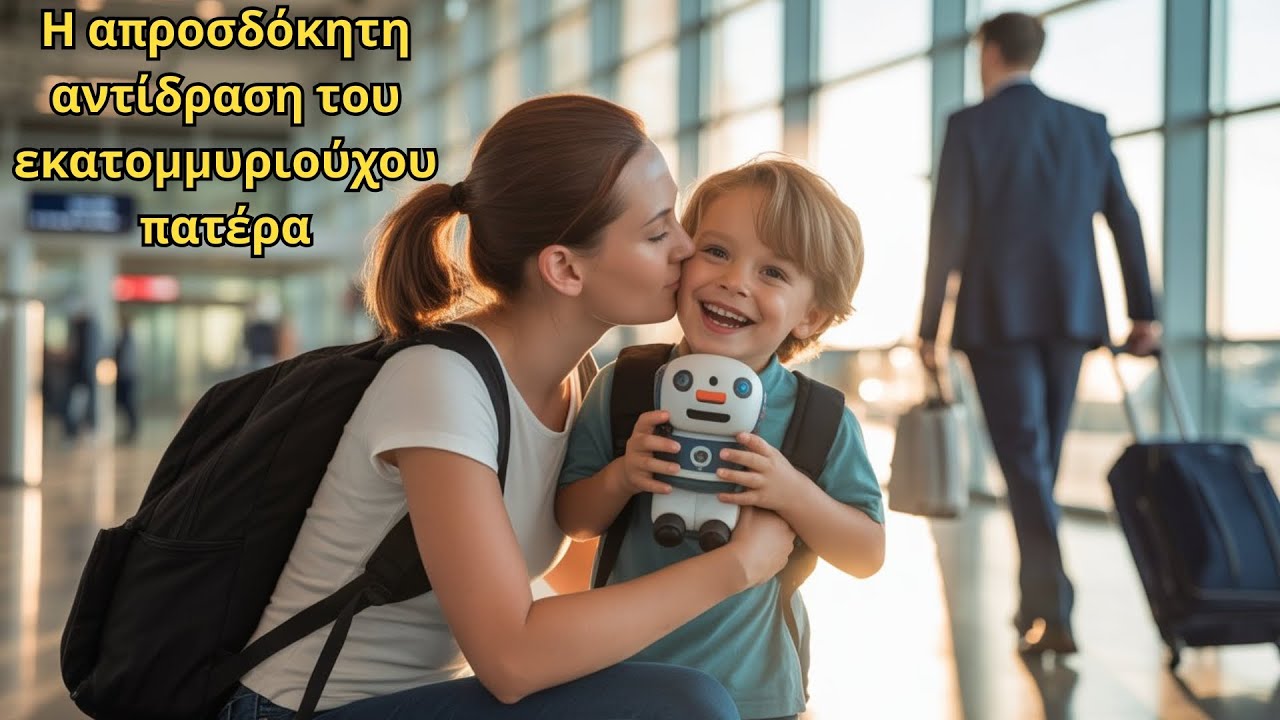 Βοήθησε ένα χαμένο αγοράκι στο αεροδρόμιο — κι ο εκατομμυριούχος πατέρας έκανε το απίστευτο!