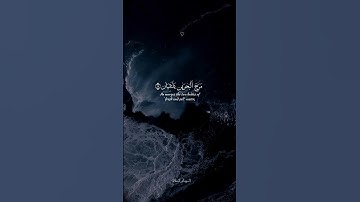 مَرَجَ ٱلْبَحْرَيْنِ يَلْتَقِيَانِ من سورة الرحمان| الحافظ شهادشاه| Hafiz Shihadshah |