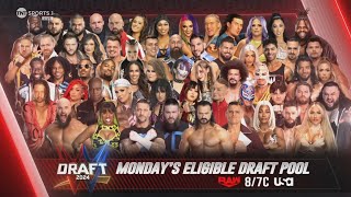 WWE Draft 2024 Round 2: Raw, Apr. 29, 2024