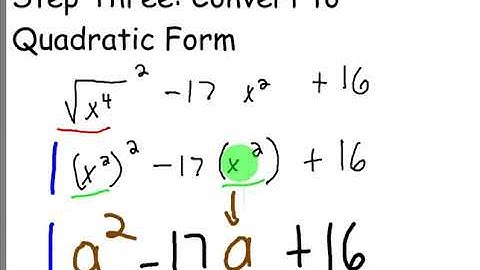 Factor a Trinomial in Quadratic Form (Substitution)