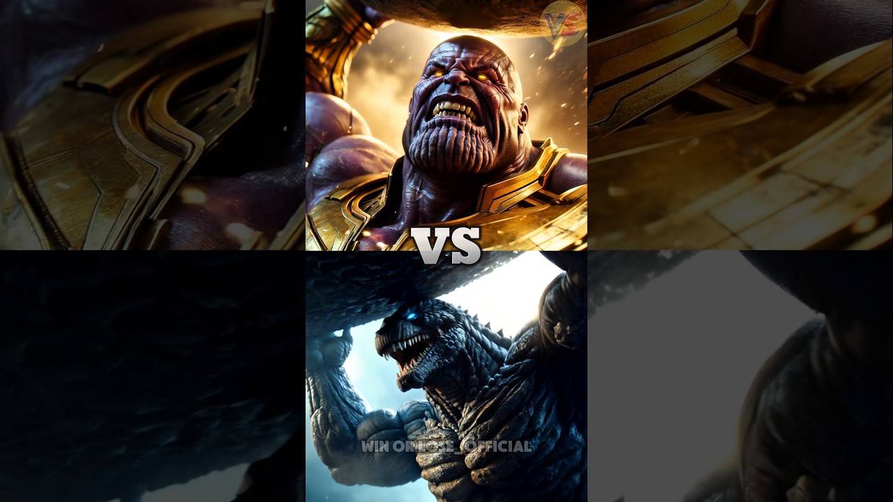 Thanos Power Battles vs Superheroes(Spiderman,Deadpool,Sonic,Godzilla,King Kong)