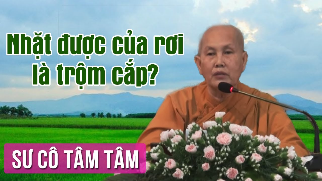 Nhặt Của Đánh Rơi – Có Lỗi Hay Không | Sư Cô Tâm Tâm Thuyết Pháp | Giảng Pháp Hay Nhất 2017 Nhặt Của Đánh Rơi – Có Lỗi Hay Không | Sư Cô Tâm Tâm Thuyết Pháp | Giảng Pháp Hay Nhất 2017