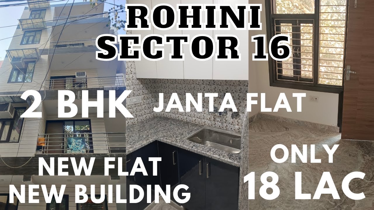 2Bhk janta flat in Rohini sector 16 Top floor. must watch this video. YouTube