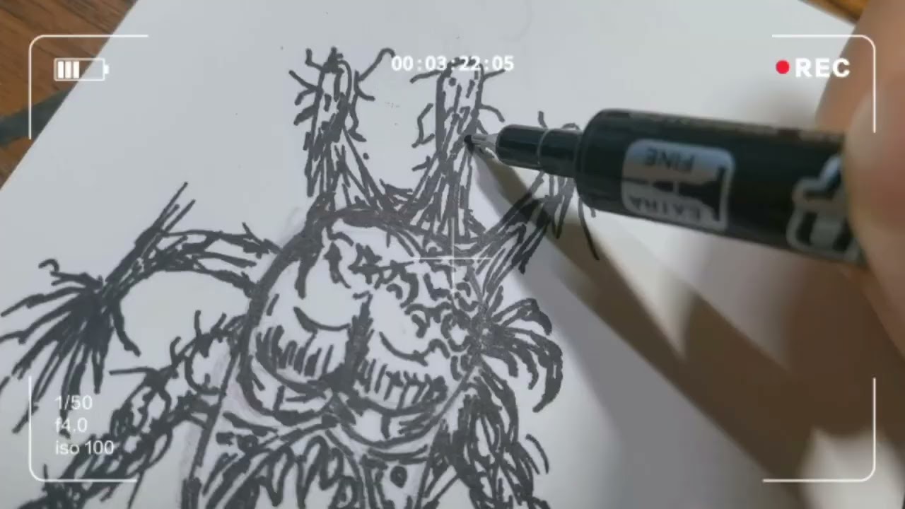 when you are hungry , draw a monster