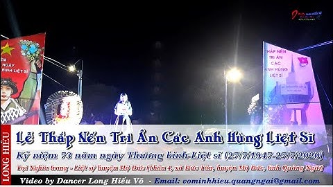 Lễ Thắp Nến Tri Ân Các Anh Hùng Liệt Sĩ Huyện Mộ Đức Năm 2020