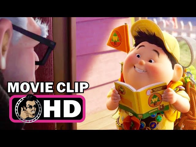 UP Movie Clip - Meet Russell (2009) Disney Pixar Animated Movie HD