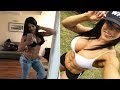 筋トレ女子　フィットネスモデルEva Andressaのトレーニング（workout）風景#2
