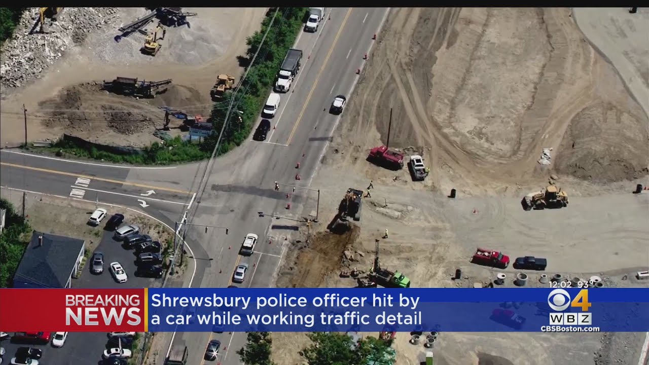 Shrewsbury Police Officer Hit By A Car While Working Traffic Detail ...