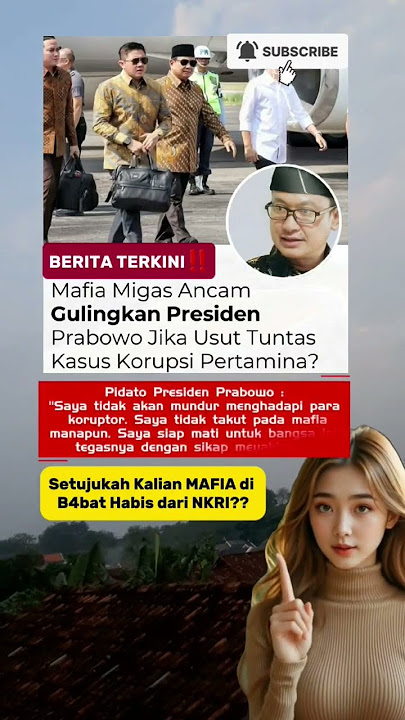 TEGAS‼️Mafia Migas Anc4m Gulingkan Presiden Prabowo Jika Usut Tuntas Kasus Korupsi Pertamina #shorts